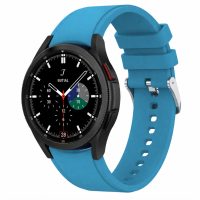 eses Silikonový remienok pre Samsung Galaxy Watch 4, 5, 6, 7 - Modrý, 20 mm