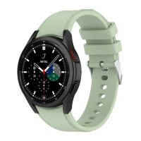 eses Silikónový remienok pre Samsung Galaxy Watch 4, 5, 6 - Svetlo zelený, 20 mm