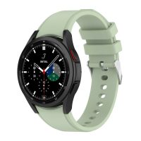 eses Silikónový remienok pre Samsung Galaxy Watch 4, 5, 6, 7 - Svetlo zelený, 20 mm