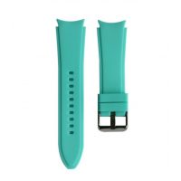 eses Športový kožený remienok pre Samsung Galaxy Watch 4, 5, 6 - Zelený, 20 mm