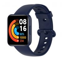 eses Silikónový remienok pre Xiaomi Redmi Watch 2 - Tmavo modrý