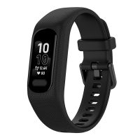 eses Silikónový remienok pre Garmin Vivosmart 5 - Čierny