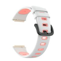 eses Silikónový športový remienok pre Huawei Band 7 - Bielo ružový