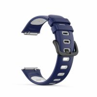 eses Silikónový športový remienok pre Huawei Band 7 - Modro biely