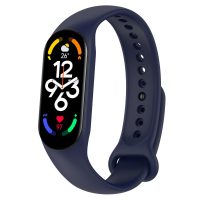 eses Silikónový remienok pre Xiaomi Mi Band 7 - Tmavo modrý