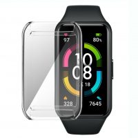 Ochranný kryt pre Huawei Band 6, 7 a Honor Band 6 - Transparentný