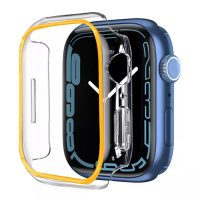 Ochranný rámeček pro Apple Watch - Svítící, oranžový, 40 mm