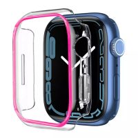 Ochranný rámeček pro Apple Watch - Svítící, růžový, 44 mm