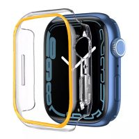 Ochranný rámček pre Apple Watch - Svietiaci oranžový, 45 mm