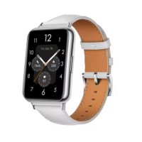eses Kožený remienok pre Huawei Watch Fit 2 - Smotanovo biely