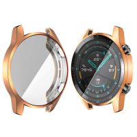 Silikónový kryt pre Huawei Watch GT2 46 mm - Ružovo zlatý