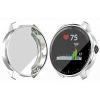 Silikónový kryt pre Garmin Vivoactive 3 Music - Strieborný