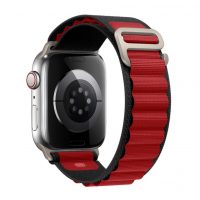 eses Alpský ťah pre Apple Watch - Červeno čierny, 38mm, 40mm, 41mm