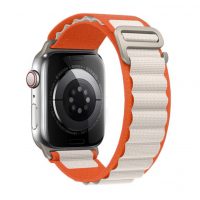 eses Alpský ťah pre Apple Watch - Béžovo oranžový 38mm, 40mm, 41mm