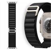 eses Alpský ťah pre Apple Watch - Čierny, 42mm, 44mm, 45mm, 49mm