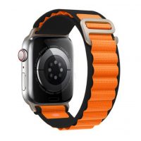 eses Alpský ťah pre Apple Watch - Oranžovo čierny 42mm, 44mm, 45mm, 49mm