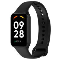 eses Silikónový remienok pre Redmi Smart Band 2 GL a Smart Band 8 Active - Čierny