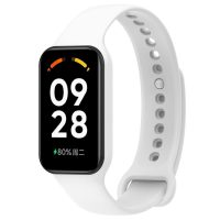 eses Silikónový remienok pre Redmi Smart Band 2 GL a Smart Band 8 Active - Biely