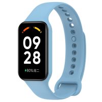eses Silikónový remienok pre Redmi Smart Band 2 GL a Smart Band 8 Active - Svetlo modrý