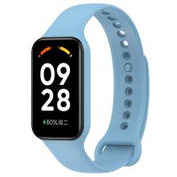 eses Silikónový remienok pre Redmi Smart Band 2 GL a Smart Band 8 Active - Svetlo modrý