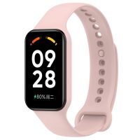eses Silikónový remienok pre Redmi Smart Band 2 GL a Smart Band 8 Active - Béžovo ružový