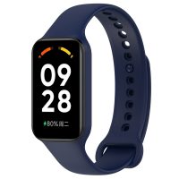 eses Silikónový remienok pre Redmi Smart Band 2 GL a Smart Band 8 Active - Tmavo modrý