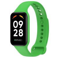 eses Silikónový remienok pre Redmi Smart Band 2 GL a Smart Band 8 Active - Svetlo zelený