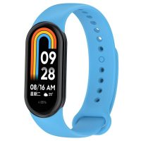 eses Silikónový remienok pre Xiaomi Mi Band 8 a 9 - Svetlo modrý