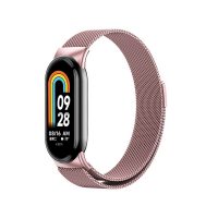 eses Milánsky ťah pre Xiaomi Mi Band 8 a 9 - Ružový