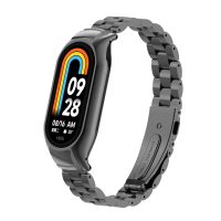 eses Kovový remienok pre Xiaomi Mi Band 8 - Čierny