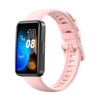 eses Silikónový remienok pre Huawei Band 8, 9 - Béžovo ružový