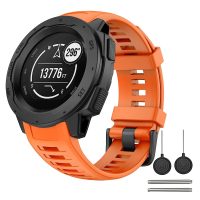 eses Silikónový remienok pre Garmin Instinct a Instinct 2 - Oranžový