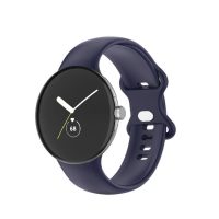 eses Silikónový remienok pre Google Pixel Watch 1, 2 - Tmavo modrý, veľkosť L