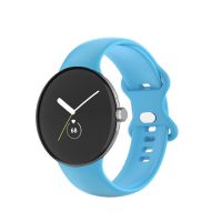 eses Silikónový remienok pre Google Pixel Watch 1, 2 - Svetlo modrý, veľkosť L