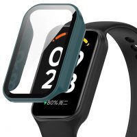 Ochranný kryt pre Redmi Smart Band 2 GL a Amazfit Band 7 - Tmavo zelený