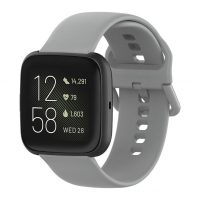 eses Silikónový remienok pre Fitbit Versa - Veľkosť L, sivý