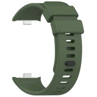 eses Silikónový remienok pre Xiaomi Redmi Watch 4, Smart Band 8 Pro a 9 Pro - Tmavo zelený