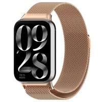 eses Milánsky ťah pre Xiaomi Redmi Watch 4, Smart Band 8 Pro a 9 Pro - Ružovo zlatý