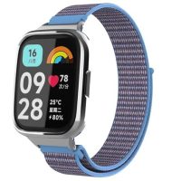 eses Nylonový remienok na suchý zips pre Xiaomi Redmi Watch 3 Active - Modrý