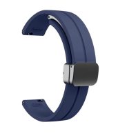 eses Silikónový remienok s magnetickou prackou pre Garmin Lily 2 a Garmin Lily 2 Active - Tmavo modrý, 14 mm