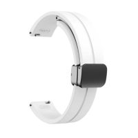 eses Silikónový remienok s magnetickou prackou pre Garmin Lily 2 a Garmin Lily 2 Active - Biely, 14 mm
