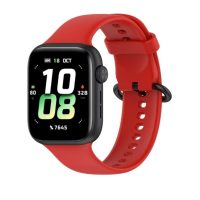 eses Silikónový hladký remienok pre Honor Watch 5 - Červený
