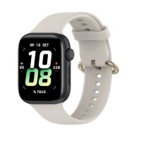 eses Silikónový hladký remienok pre Honor Watch 5 - Svetlo béžový