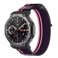 eses Nylonový remienok pre Xiaomi Amazfit T-Rex 3 - Ružovo čierny