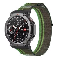 eses Nylonový remienok pre Xiaomi Amazfit T-Rex 3 - Tmavo zelený