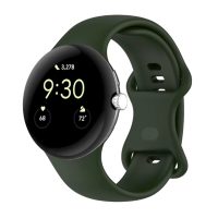 eses Silikónový remienok pre Google Pixel Watch 3, 45 mm, veľkosť L- Tmavo zelený