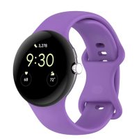 eses Silikónový remienok pre Google Pixel Watch 3, 45 mm, veľkosť L- Fialový