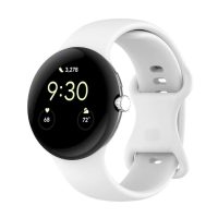 eses Silikónový remienok pre Google Pixel Watch 3, 45 mm, veľkosť S - Biely