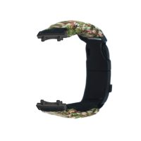 eses Paracord nylon outdoor remienok pre Xiaomi Amazfit T-Rex 3 - Svetlo zelená kamufláž