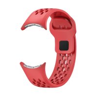 eses Silikónový dierkovaný remienok pre Google Pixel Watch 3, 45 mm - Červený